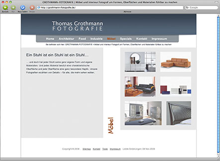 Webdesign Referenz Fotograf