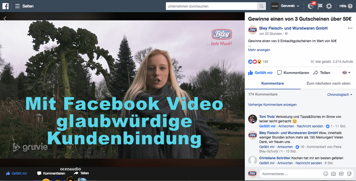 Facebook Video wird für Kundenbindung immer wichtiger
